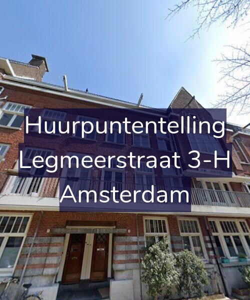 Foto gevel Huurpuntentelling voor Legmeerstraat 3-H, Amsterdam