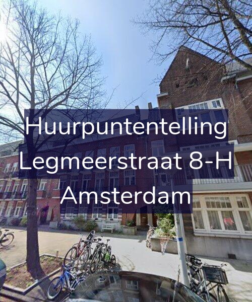 Foto gevel Huurpuntentelling voor Legmeerstraat 8-H, Amsterdam