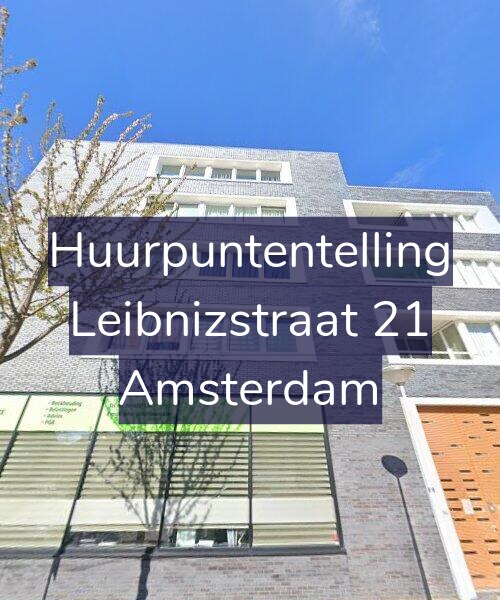 Foto gevel Huurpuntentelling voor Leibnizstraat 21, Amsterdam