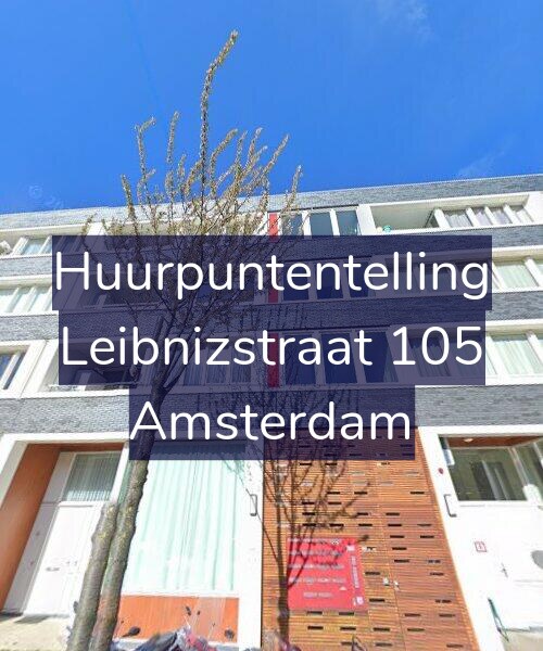 Foto gevel Huurpuntentelling voor Leibnizstraat 105, Amsterdam