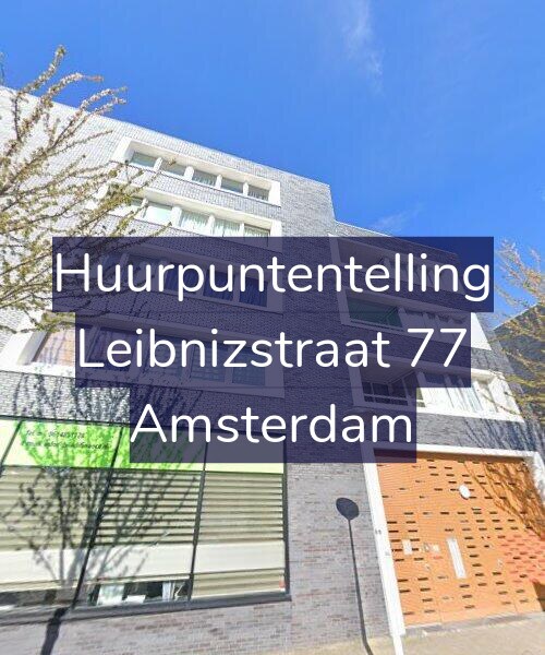 Foto gevel Huurpuntentelling voor Leibnizstraat 77, Amsterdam