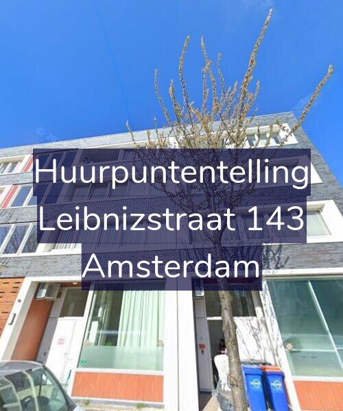 Foto gevel Huurpuntentelling voor Leibnizstraat 143, Amsterdam