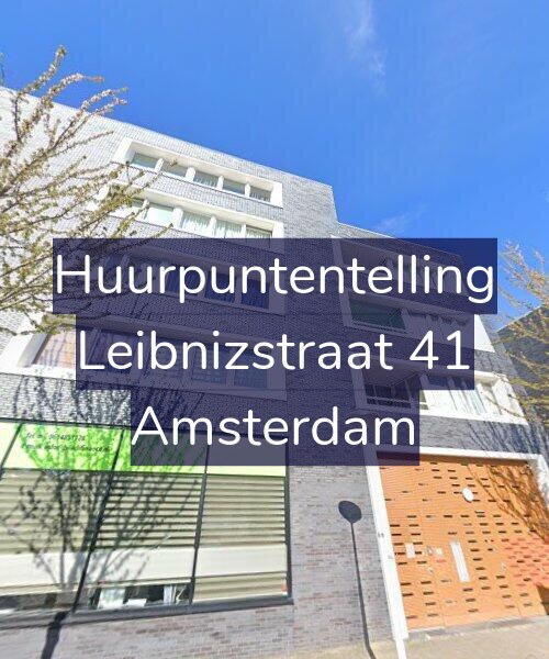 Foto gevel Huurpuntentelling voor Leibnizstraat 41, Amsterdam