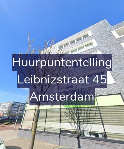 Foto gevel Huurpuntentelling voor Leibnizstraat 45, Amsterdam