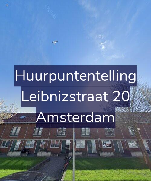 Foto gevel Huurpuntentelling voor Leibnizstraat 20, Amsterdam