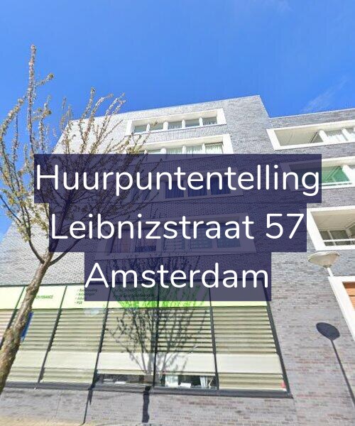 Foto gevel Huurpuntentelling voor Leibnizstraat 57, Amsterdam