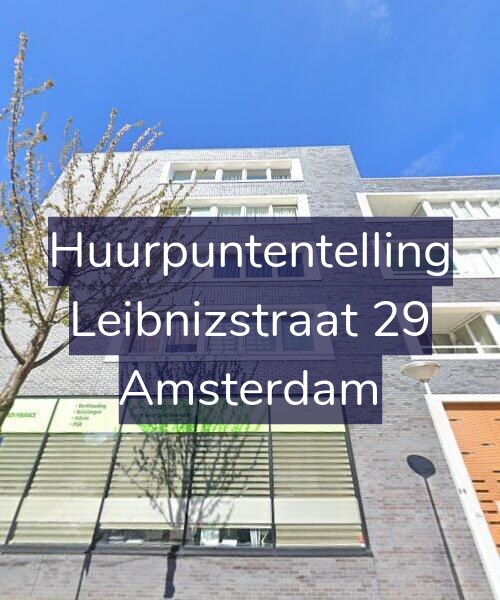 Foto gevel Huurpuntentelling voor Leibnizstraat 29, Amsterdam