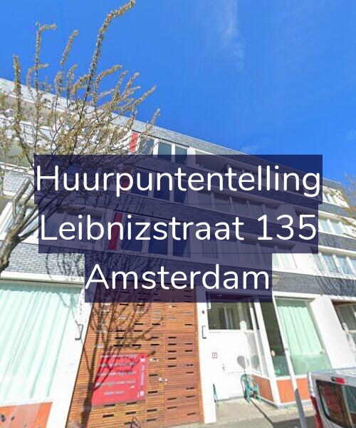 Foto gevel Huurpuntentelling voor Leibnizstraat 135, Amsterdam