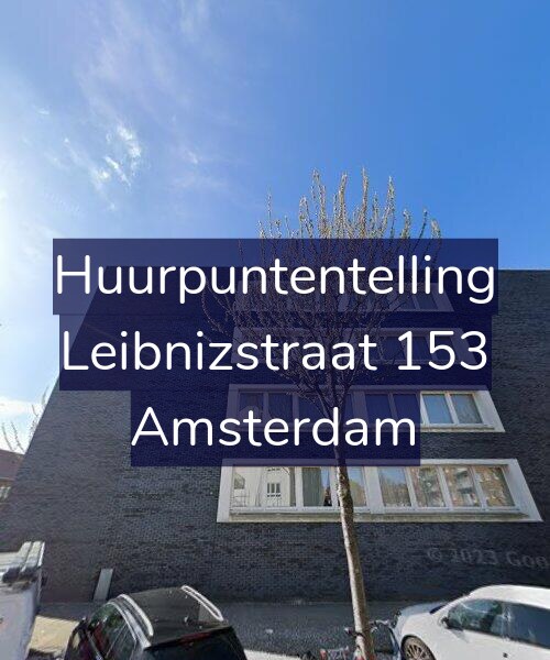 Foto gevel Huurpuntentelling voor Leibnizstraat 153, Amsterdam
