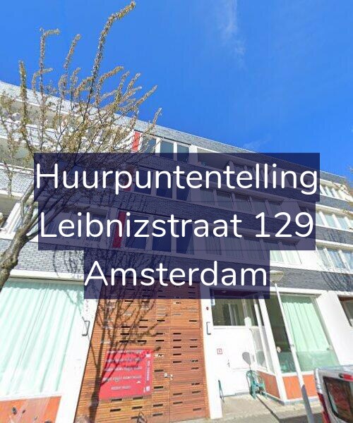 Foto gevel Huurpuntentelling voor Leibnizstraat 129, Amsterdam