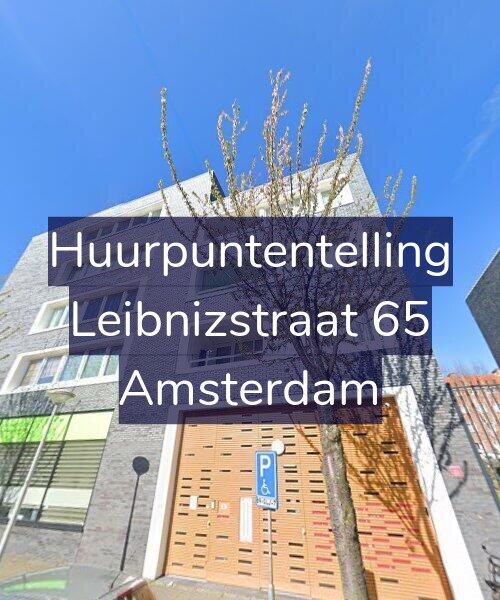 Foto gevel Huurpuntentelling voor Leibnizstraat 65, Amsterdam