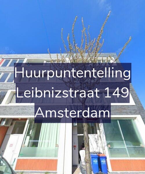 Foto gevel Huurpuntentelling voor Leibnizstraat 149, Amsterdam