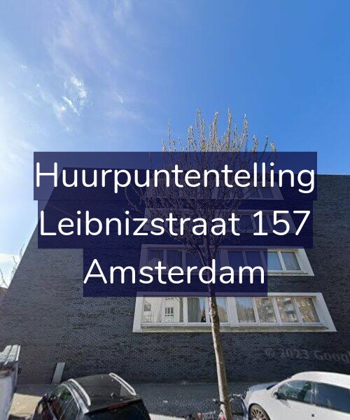 Foto gevel Huurpuntentelling voor Leibnizstraat 157, Amsterdam