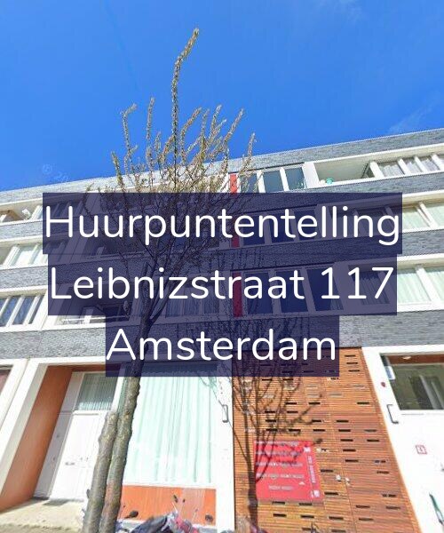 Foto gevel Huurpuntentelling voor Leibnizstraat 117, Amsterdam
