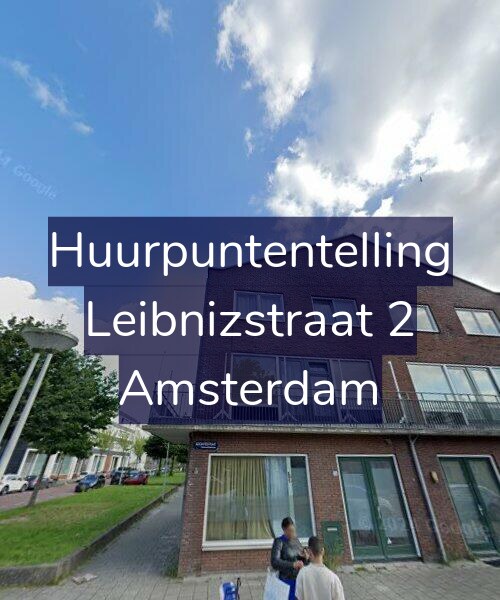 Foto gevel Huurpuntentelling voor Leibnizstraat 2, Amsterdam