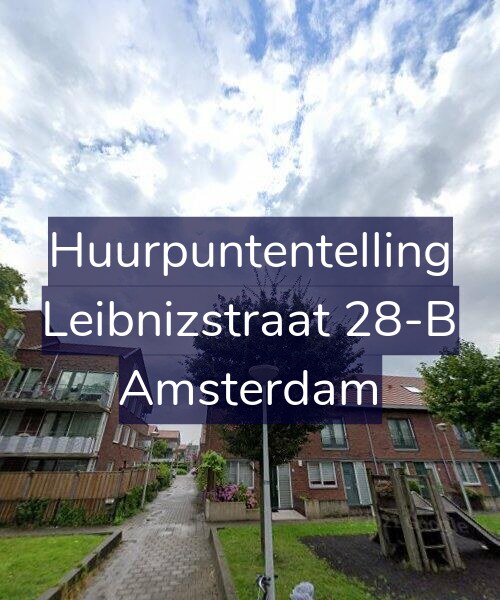 Foto gevel Huurpuntentelling voor Leibnizstraat 28-B, Amsterdam