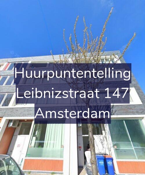 Foto gevel Huurpuntentelling voor Leibnizstraat 147, Amsterdam