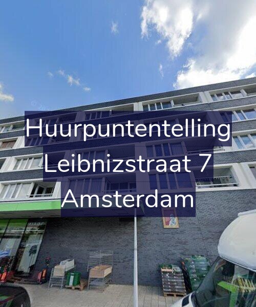 Foto gevel Huurpuntentelling voor Leibnizstraat 7, Amsterdam