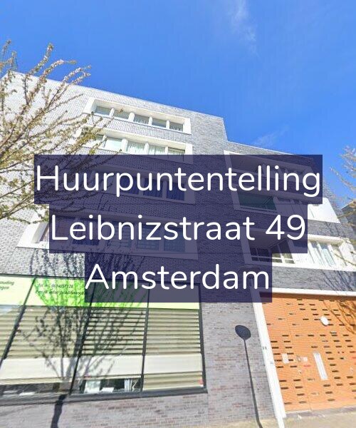 Foto gevel Huurpuntentelling voor Leibnizstraat 49, Amsterdam