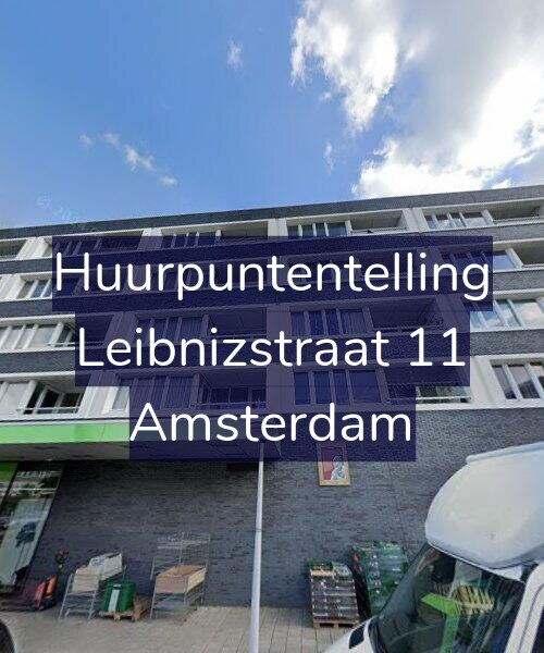 Foto gevel Huurpuntentelling voor Leibnizstraat 11, Amsterdam