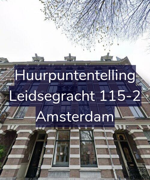Foto gevel Huurpuntentelling voor Leidsegracht 115-2, Amsterdam