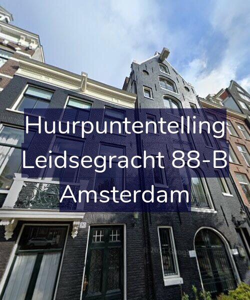 Foto gevel Huurpuntentelling voor Leidsegracht 88-B, Amsterdam