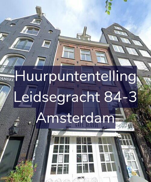 Foto gevel Huurpuntentelling voor Leidsegracht 84-3, Amsterdam