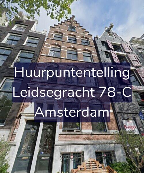 Foto gevel Huurpuntentelling voor Leidsegracht 78-C, Amsterdam