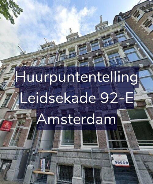 Foto gevel Huurpuntentelling voor Leidsekade 92-E, Amsterdam