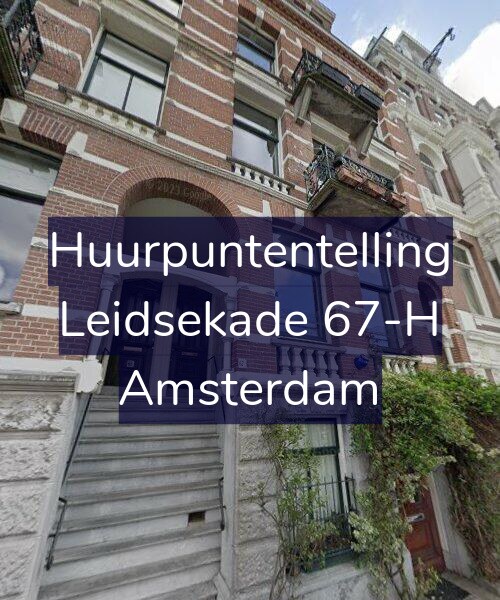 Foto gevel Huurpuntentelling voor Leidsekade 67-H, Amsterdam