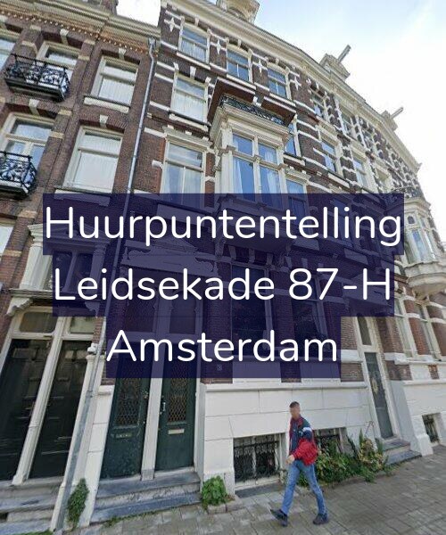 Foto gevel Huurpuntentelling voor Leidsekade 87-H, Amsterdam