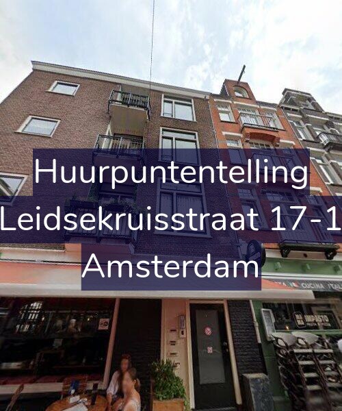 Foto gevel Huurpuntentelling voor Leidsekruisstraat 17-1, Amsterdam