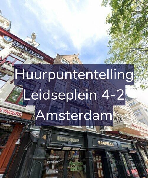Foto gevel Huurpuntentelling voor Leidseplein 4-2, Amsterdam