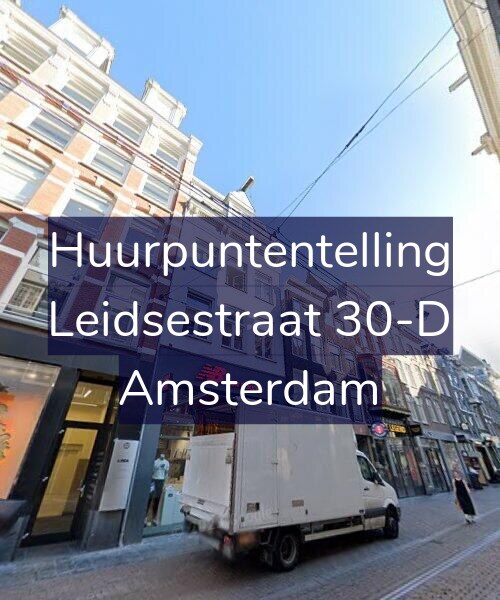 Foto gevel Huurpuntentelling voor Leidsestraat 30-D, Amsterdam
