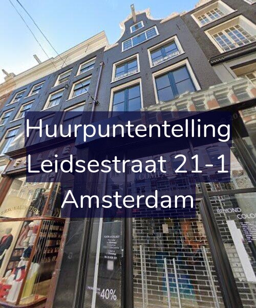 Foto gevel Huurpuntentelling voor Leidsestraat 21-1, Amsterdam