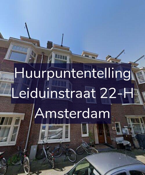 Foto gevel Huurpuntentelling voor Leiduinstraat 22-H, Amsterdam