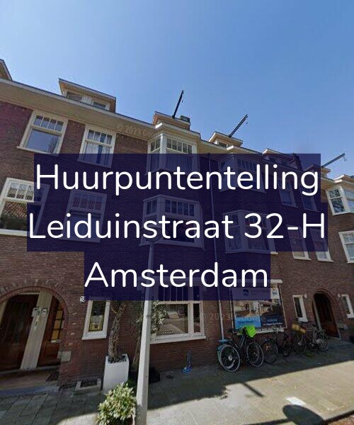 Foto gevel Huurpuntentelling voor Leiduinstraat 32-H, Amsterdam