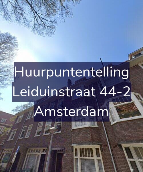 Foto gevel Huurpuntentelling voor Leiduinstraat 44-2, Amsterdam