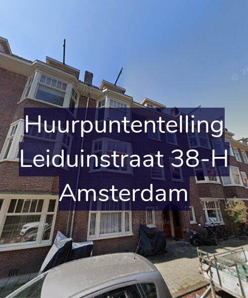 Foto gevel Huurpuntentelling voor Leiduinstraat 38-H, Amsterdam