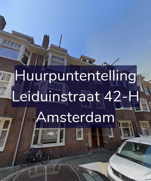 Foto gevel Huurpuntentelling voor Leiduinstraat 42-H, Amsterdam