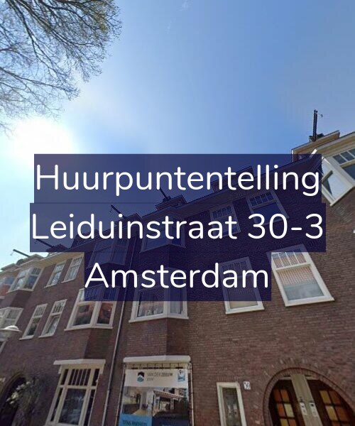 Foto gevel Huurpuntentelling voor Leiduinstraat 30-3, Amsterdam