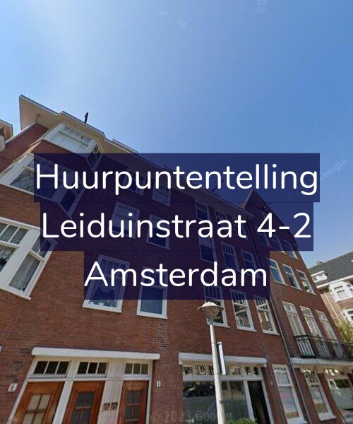 Foto gevel Huurpuntentelling voor Leiduinstraat 4-2, Amsterdam