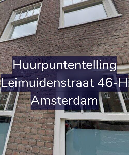 Foto gevel Huurpuntentelling voor Leimuidenstraat 46-H, Amsterdam
