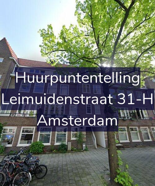 Foto gevel Huurpuntentelling voor Leimuidenstraat 31-H, Amsterdam