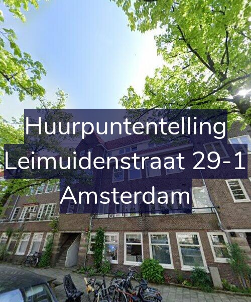 Foto gevel Huurpuntentelling voor Leimuidenstraat 29-1, Amsterdam
