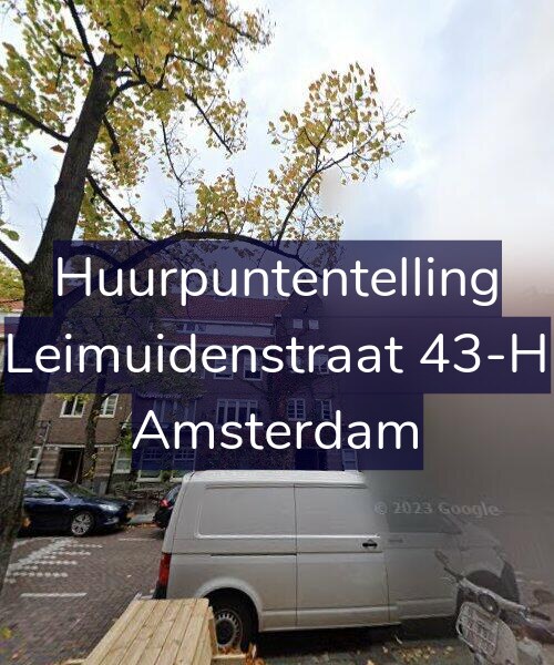 Foto gevel Huurpuntentelling voor Leimuidenstraat 43-H, Amsterdam