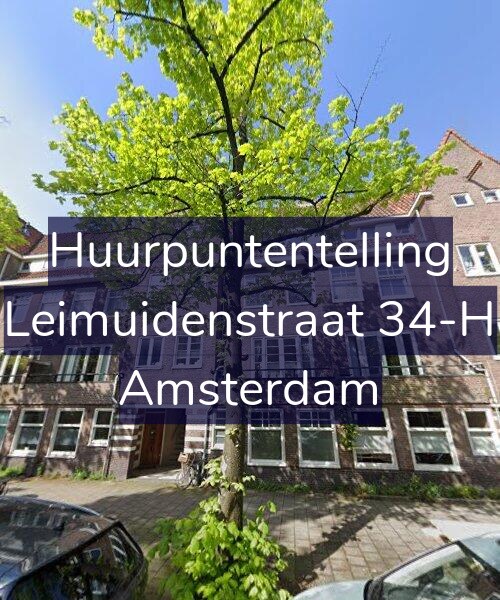 Foto gevel Huurpuntentelling voor Leimuidenstraat 34-H, Amsterdam