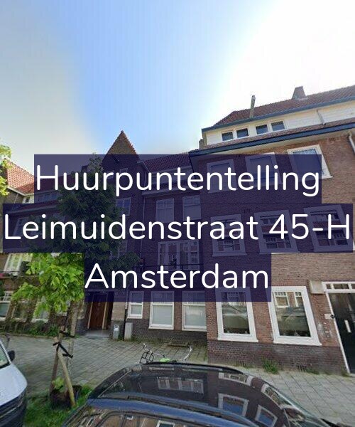 Foto gevel Huurpuntentelling voor Leimuidenstraat 45-H, Amsterdam