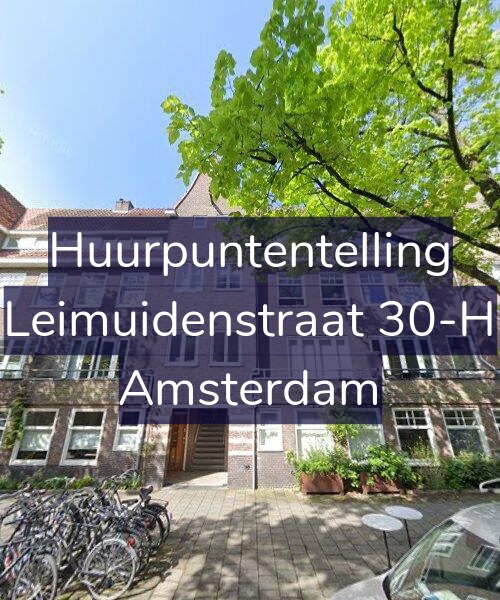 Foto gevel Huurpuntentelling voor Leimuidenstraat 30-H, Amsterdam