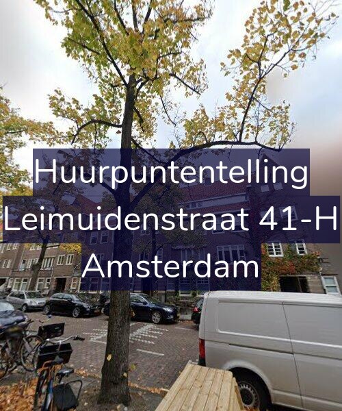 Foto gevel Huurpuntentelling voor Leimuidenstraat 41-H, Amsterdam